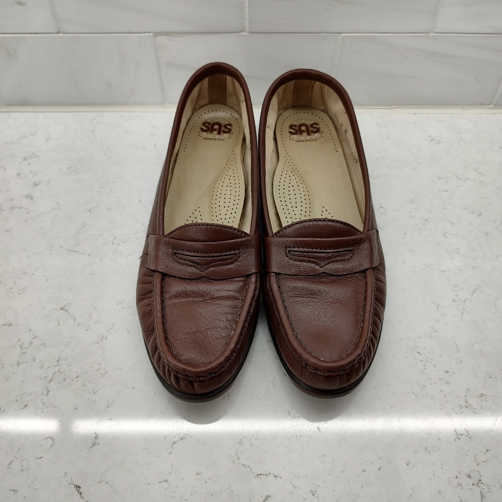 SAS TRIPAD COMFORT LOAFER SHOES BROWN SIZE 7.5